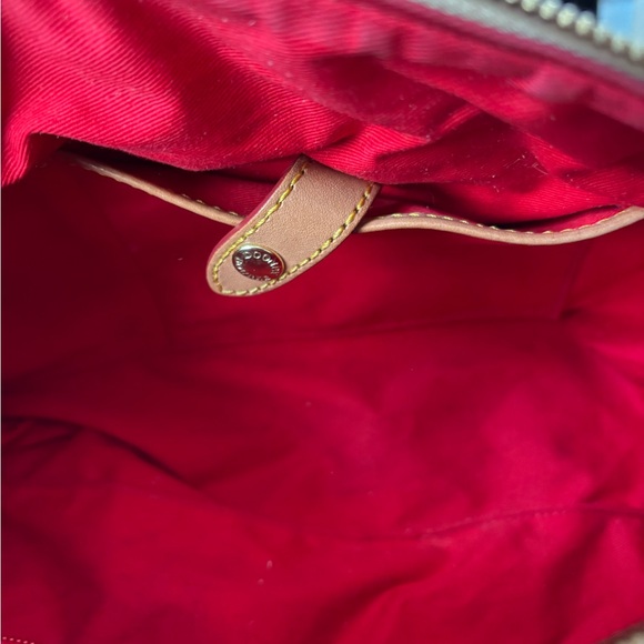 Dooney & Bourke Purse Hydrangea floral satchel crossbody leather - Picture 8 of 12